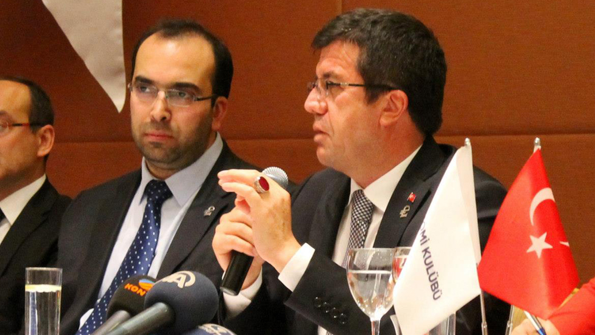 Ekonomi Bakanı Sn. Nihat ZEYBEKÇİ Ekonomi Kulübü Başkanı Ercan Poyraz'ın Misafiri Oldu               
